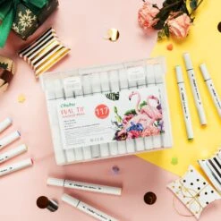 Ohuhu Dual Tip Water-Based Art Markers for Vibrant Illustrations -Ohuhu Store 117 water based markers 6