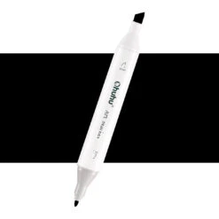 Ohuhu Oahu Series Individual Marker - #120 Black (Fine & Chisel Dual Tip)