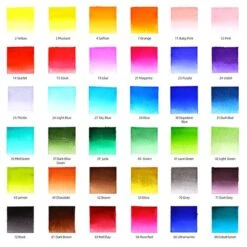 Ohuhu 36-Color Watercolor Brush Marker Set with Pad & Water Brush -Ohuhu Store 15904814409570