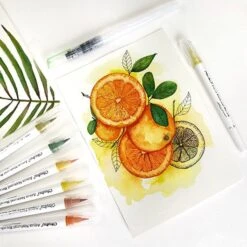 Ohuhu 36-Color Watercolor Brush Marker Set with Pad & Water Brush -Ohuhu Store 15907489659716