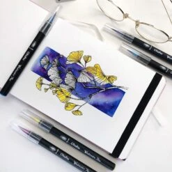 Ohuhu Watercolor Brush Markers Set - 24 Vibrant Colors for Art & Lettering -Ohuhu Store 16266840364651