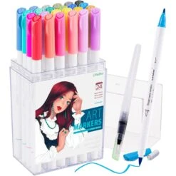 Ohuhu Dual Brush Pen Art Markers - Professional Fine and Brush Tip Set