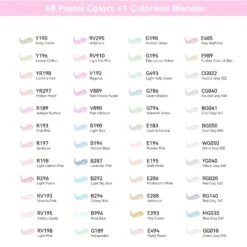 Ohuhu Oahu 48 Pastel Colors Dual Tip Alcohol Art Markers 24 Ohuhu Oahu 48 Pastel Colors Dual Tip Alcohol Art Markers -Ohuhu Store 16347124979198