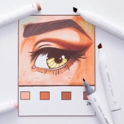 Ohuhu Oahu Series 36 Skin Tone Alcohol Art Markers with Dual Tips 27 Ohuhu Oahu Series 36 Skin Tone Alcohol Art Markers with Dual Tips -Ohuhu Store 16408666295708