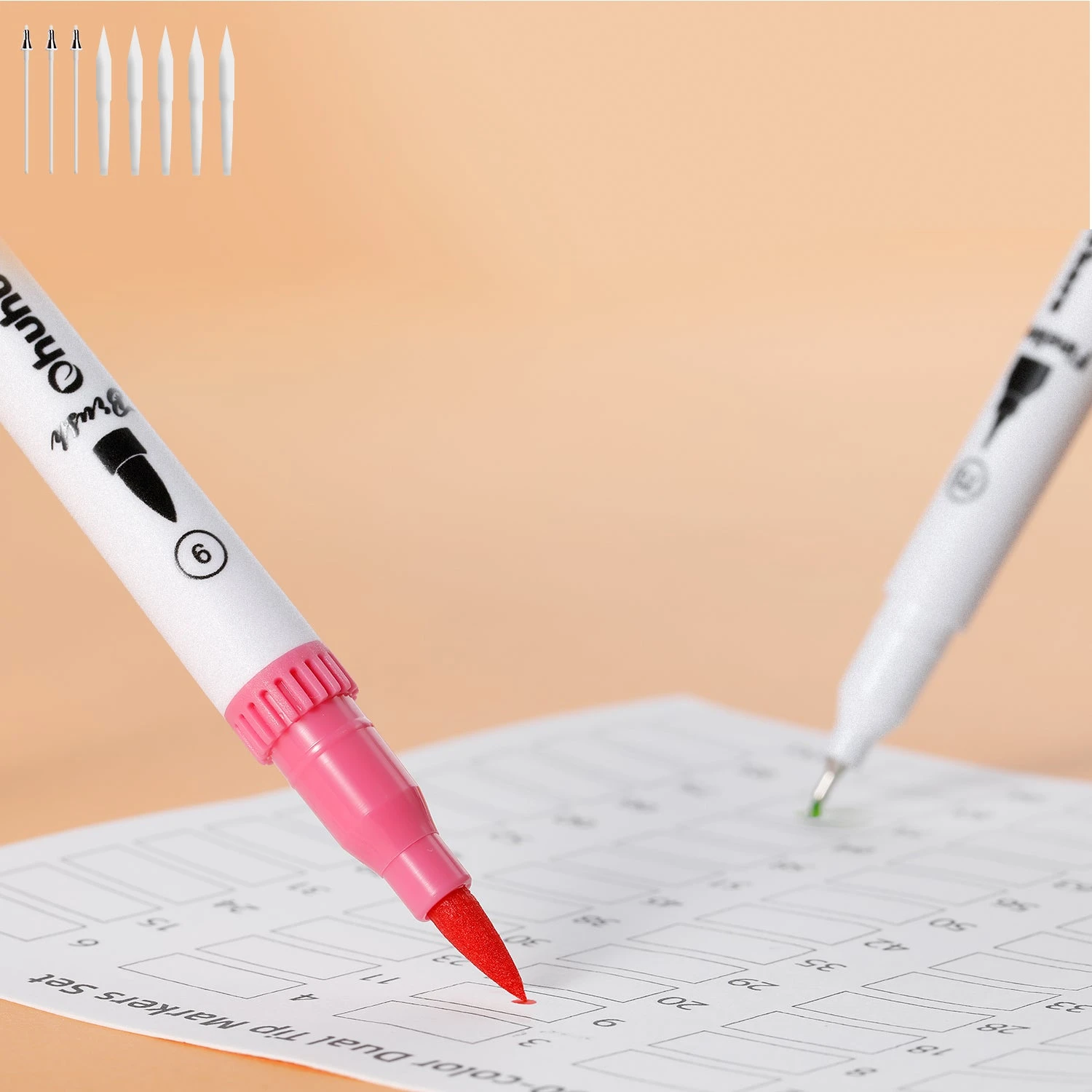 Ohuhu Maui 160 Colors Dual Tips Water-Based Art Markers 7 Ohuhu Maui 160 Colors Dual Tips Water-Based Art Markers - Image 5