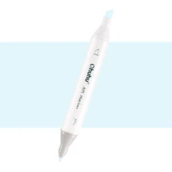 Ohuhu Oahu B991 Individual Marker - Fine & Chisel Dual Tip (Pale Blue Gray)