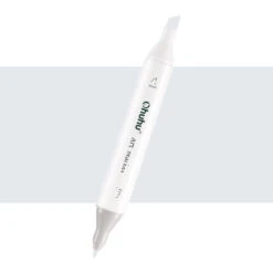 Ohuhu Oahu BG038 Dual Tip Alcohol Marker - Fine & Chisel (Cool Grey)