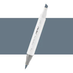 Ohuhu Honolulu CGⅡ07 Cool Grey II Dual-Tip Marker (Brush & Chisel)