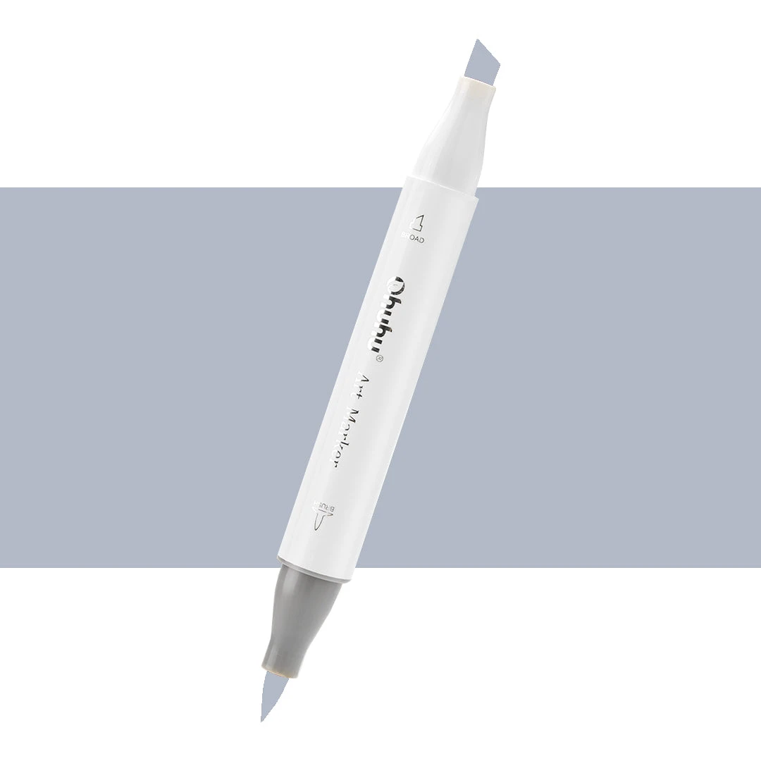 Ohuhu Honolulu Individual Marker - CGII04 / CG18 Cool Grey Dual Tip 3 Ohuhu Honolulu Individual Marker - CGII04 / CG18 Cool Grey Dual Tip