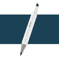 Ohuhu Honolulu Dual Tip Individual Marker - Brush & Chisel (Cool Grey II 9)