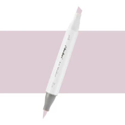 Ohuhu Honolulu E380 Ash Rose Individual Marker, Brush & Chisel Tips