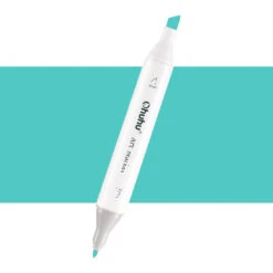 Ohuhu Oahu Dual Tip Individual Marker - Fine & Chisel (Porcelain Blue G177/G112)