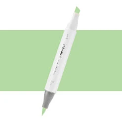 Ohuhu Honolulu GY1 Pale Green Individual Art Marker, Brush & Chisel