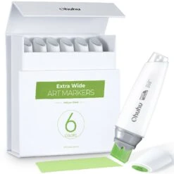 Ohuhu Molokai 24-Piece Extra-wide Tip Alcohol Art Marker Set