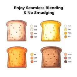 Ohuhu Honolulu 24 Skin Tone Colors Dual Tip Portrait Alcohol Art Markers -Ohuhu Store Honolulu skin 1 1