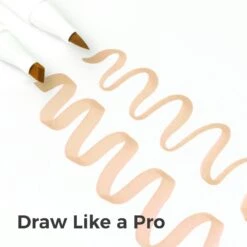 Ohuhu Honolulu 24 Skin Tone Colors Dual Tip Portrait Alcohol Art Markers -Ohuhu Store Honolulu skin 4 1