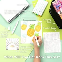 Ohuhu Honolulu Series 120-Color Dual Tip Alcohol Art Markers -Ohuhu Store HonoluluB120Basic 1 f73bcda2 6e52 4654 870c 1921049a396c