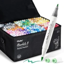 Ohuhu Honolulu 320 Colors Dual Tips Alcohol Art Markers 33 Ohuhu Honolulu 320 Colors Dual Tips Alcohol Art Markers -Ohuhu Store HonoluluB 320 Basic V2 10