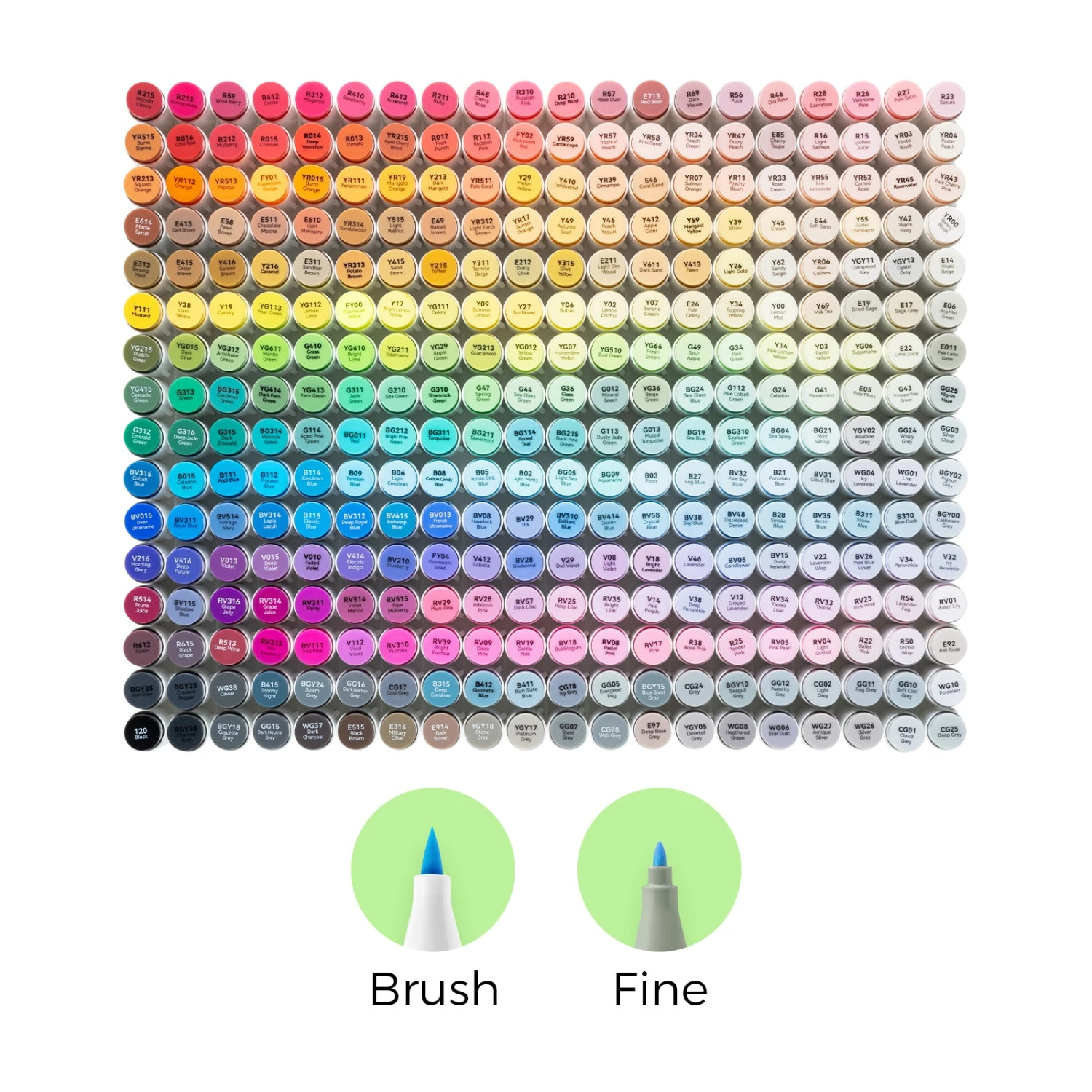 Ohuhu Honolulu 320 Colors Dual Tips Alcohol Art Markers 6 Ohuhu Honolulu 320 Colors Dual Tips Alcohol Art Markers - Image 4