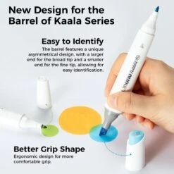 Ohuhu Kaala 60-Color Landscape Tone Alcohol Art Markers - Dual Tip -Ohuhu Store Kaala 24 60 color 1 2