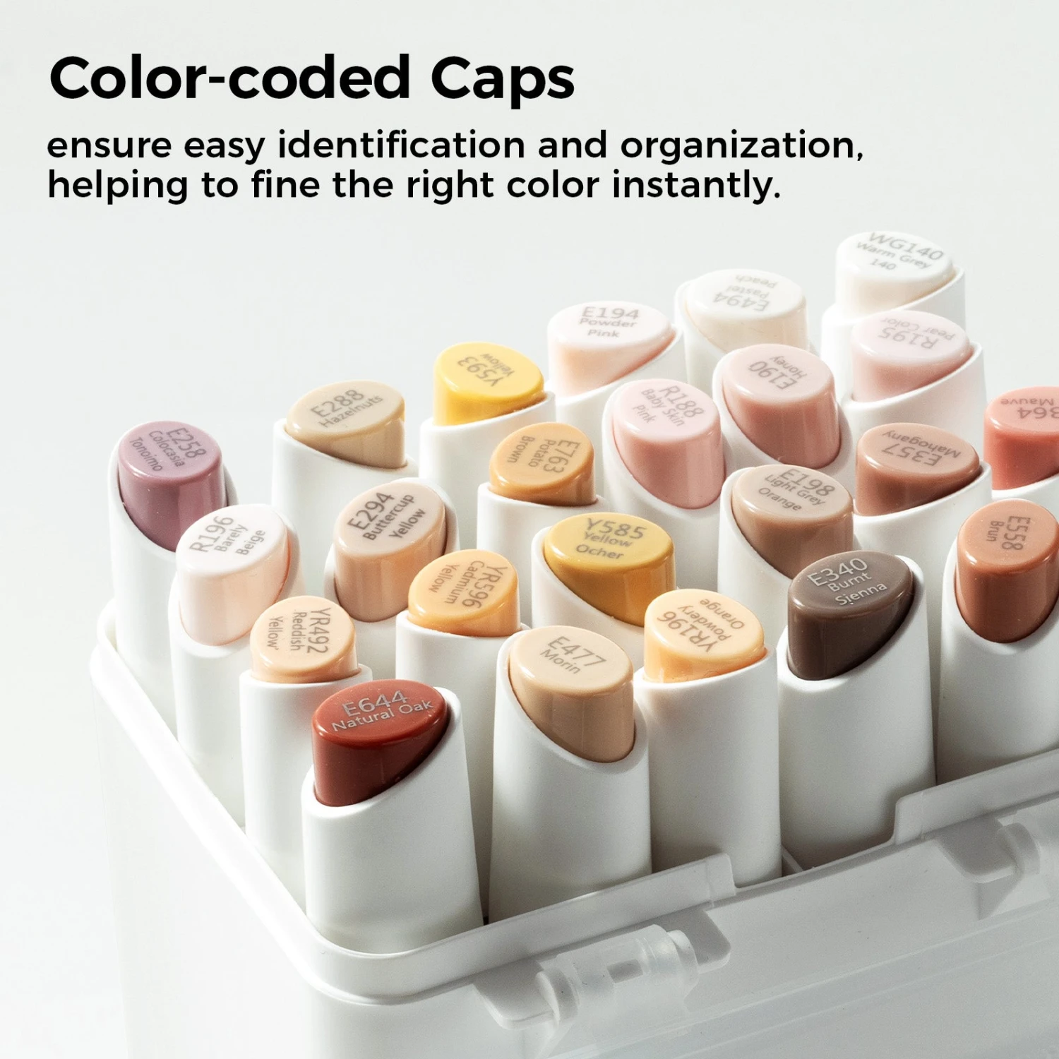 Ohuhu Kaala Dual Tip Alcohol Markers - 24 Professional Skin Tone Set 16 Ohuhu Kaala Dual Tip Alcohol Markers - 24 Professional Skin Tone Set - Image 14