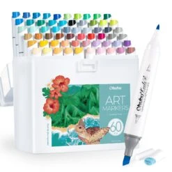 Ohuhu Kaala 60-Color Landscape Tone Alcohol Art Markers - Dual Tip -Ohuhu Store Kaala60Landscape Y30 80405 42 1