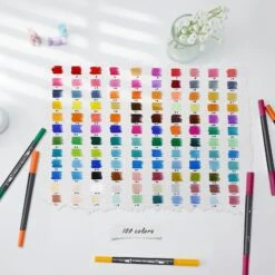 Ohuhu Maui 120 Colors Dual Tip Art Marker Set for Sketching and Calligraphy -Ohuhu Store Maui 120 Colors black 1 e88da530 a16f 4896 9562 b730ea8179e0