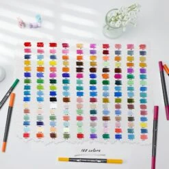 Ohuhu Maui 160 Colors Dual Tips Water-Based Art Markers 12 Ohuhu Maui 160 Colors Dual Tips Water-Based Art Markers -Ohuhu Store Maui 160 Colors black 1 8feff73e 492c 41c0 8e56 00911243025f
