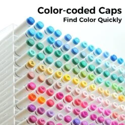 Ohuhu Oahu 40-Color Dual Tip Alcohol Art Markers with Carrying Case -Ohuhu Store Oahu markers 40 320 colors 3 7fd2659a 3957 4703 a926 ef5415faef9d