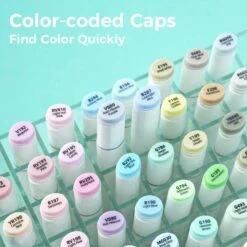 Ohuhu Oahu 48 Pastel Colors Dual Tip Alcohol Art Markers 21 Ohuhu Oahu 48 Pastel Colors Dual Tip Alcohol Art Markers -Ohuhu Store Oahu markers 48 Pastel colors 3 66545cfa 69b7 4bec a70f 09e63081a9ad