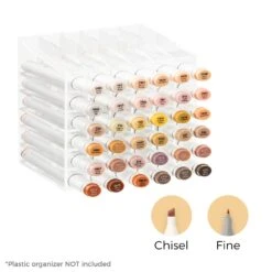 Ohuhu Oahu Series 36 Skin Tone Alcohol Art Markers with Dual Tips 33 Ohuhu Oahu Series 36 Skin Tone Alcohol Art Markers with Dual Tips -Ohuhu Store Oahu36Skin new color