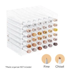 Ohuhu Oahu Series 36 Skin Tone Alcohol Art Markers with Dual Tips