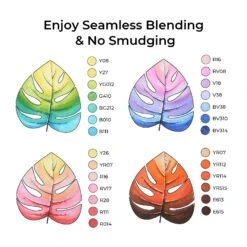 Ohuhu Oahu 320 Colors Dual Tip Alcohol Art Markers with Carrying Case -Ohuhu Store Oahu 320 basic V2 2 1