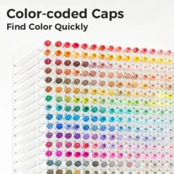 Ohuhu Oahu 320 Colors Dual Tip Alcohol Art Markers with Carrying Case -Ohuhu Store Oahu 320 basic V2 4 1