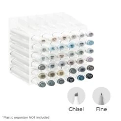 Ohuhu Oahu 36 Gray Tone Dual Tip Alcohol Art Markers Set