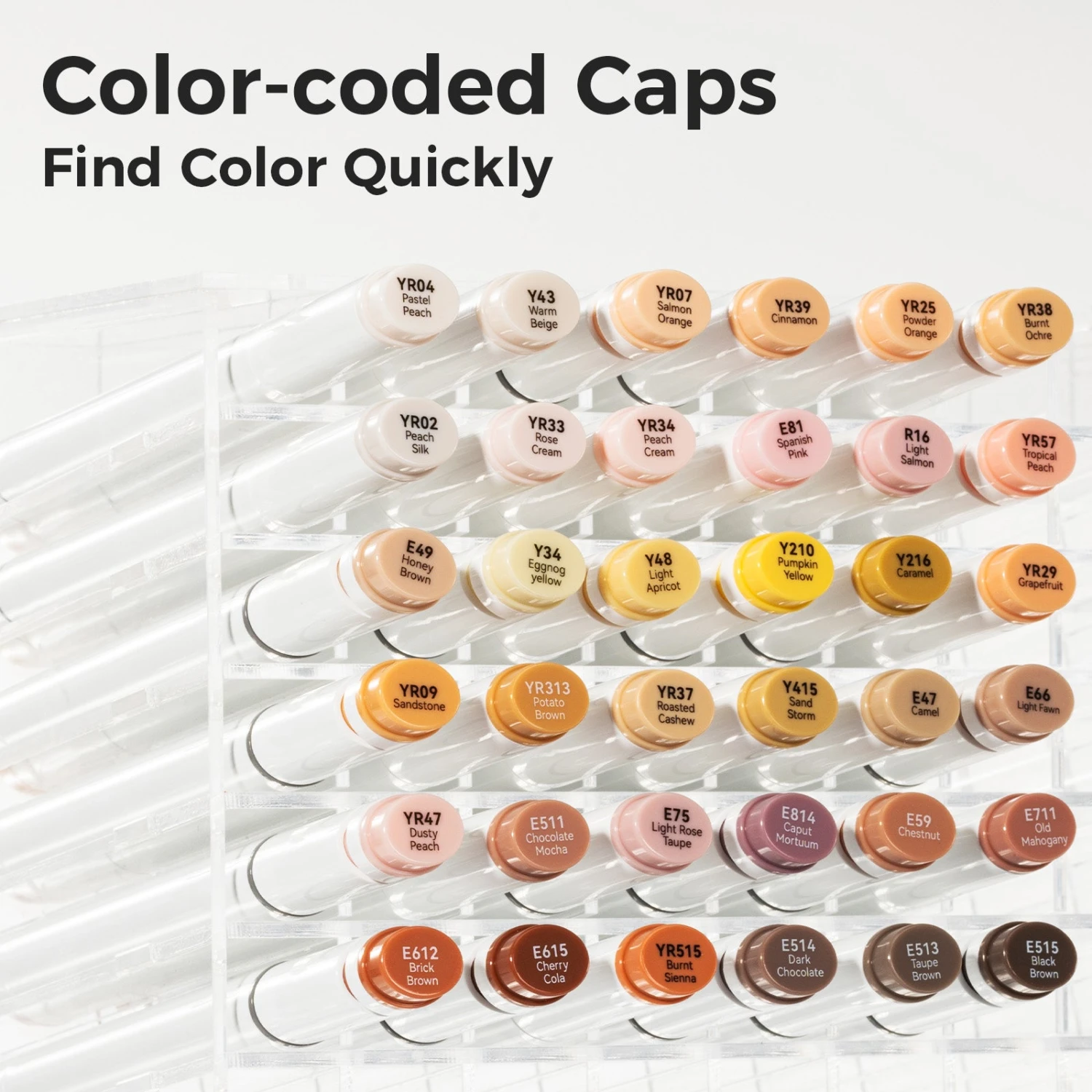 Ohuhu Oahu Series 36 Skin Tone Alcohol Art Markers with Dual Tips 13 Ohuhu Oahu Series 36 Skin Tone Alcohol Art Markers with Dual Tips - Image 11