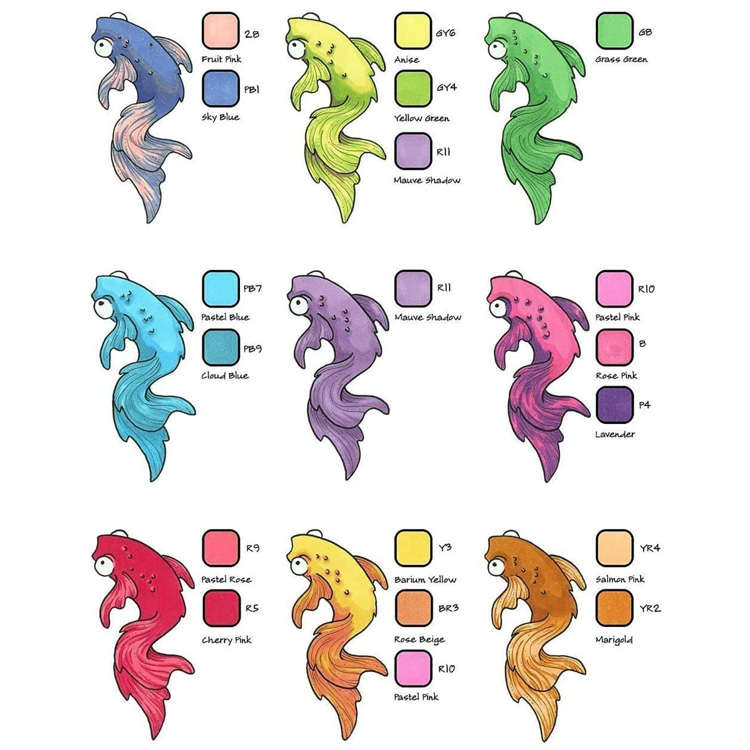 Ohuhu Honolulu 216 Colors Dual Tip Alcohol Art Markers Set 9 Ohuhu Honolulu 216 Colors Dual Tip Alcohol Art Markers Set - Image 7