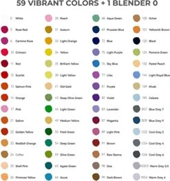 Ohuhu Dual Tip Water-Based Art Markers for Vibrant Illustrations -Ohuhu Store Ohuhu60ColorsDualTipsWater BasedArtMarkers 1