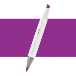 Ohuhu Honolulu R16 Deep Violet Individual Marker, Brush & Chisel Dual Tip