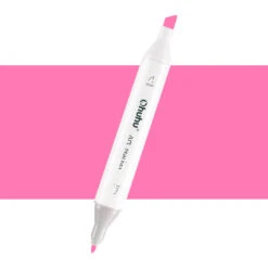 Ohuhu Oahu R480 Garnet Rose Individual Marker - Fine & Chisel Dual Tip