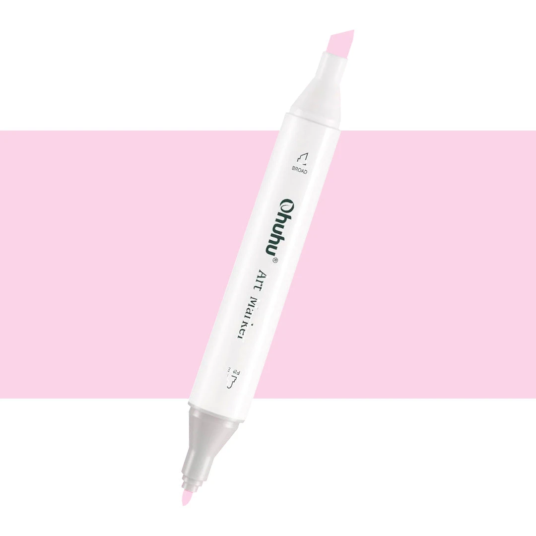 Ohuhu Oahu Series Individual Marker - RV198 Light Pink (Fine & Chisel Tips) 3 Ohuhu Oahu Series Individual Marker - RV198 Light Pink (Fine & Chisel Tips)