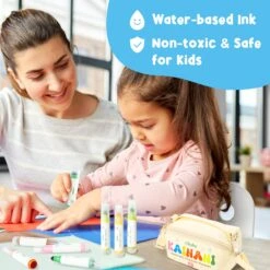 Ohuhu Washable Stamper Kids Dual Tips Water-based Markers -Ohuhu Store Stamper markers 6