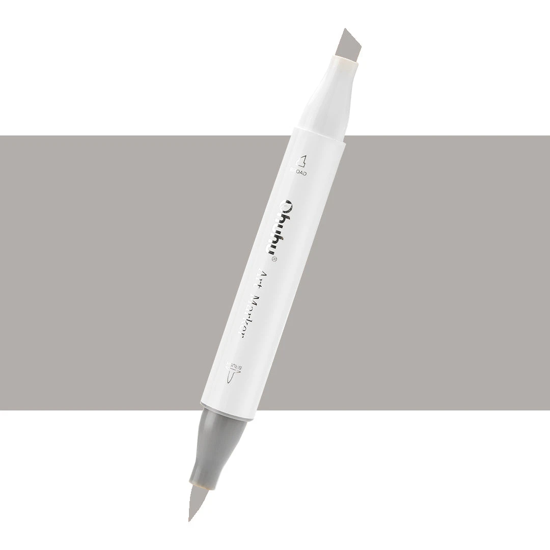 Ohuhu Honolulu Dual Tip Individual Marker: Professional Brush & Chisel Tips 3 Ohuhu Honolulu Dual Tip Individual Marker: Professional Brush & Chisel Tips