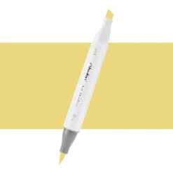 Ohuhu Honolulu Y040 Calamansi Individual Dual Tip Marker (Brush & Chisel)