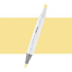 Ohuhu Honolulu Series Individual Marker Y050 Summer Lemon - Brush & Chisel Tips