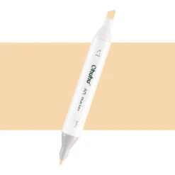 Ohuhu Oahu Series Naples Yellow Dual Tip Marker (Fine & Chisel)