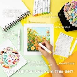 Ohuhu Honolulu 48 Mid-tone Colors Alcohol Markers with Dual Brush & Chisel Tips 28 Ohuhu Honolulu 48 Mid-tone Colors Alcohol Markers with Dual Brush & Chisel Tips -Ohuhu Store Y30 80402 18 3 3e2d584b 286a 49a0 b053 e51137434179