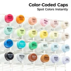 Ohuhu Honolulu Plus Series Supreme Rubber Brush Tip Markers -Ohuhu Store Y30 80403 44 10