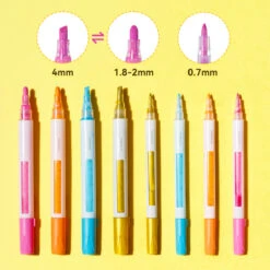 Ohuhu Acrylic Markers 24 Colors 48-Pack - Fine and Medium Dual Tips -Ohuhu Store Y30 80601 15 B M