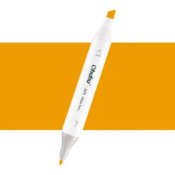 Ohuhu Oahu Series Individual Marker, Fine & Chisel Dual Tip - Marigold Y792